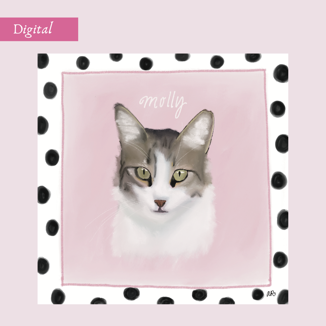 Custom Digital Pet Portrait