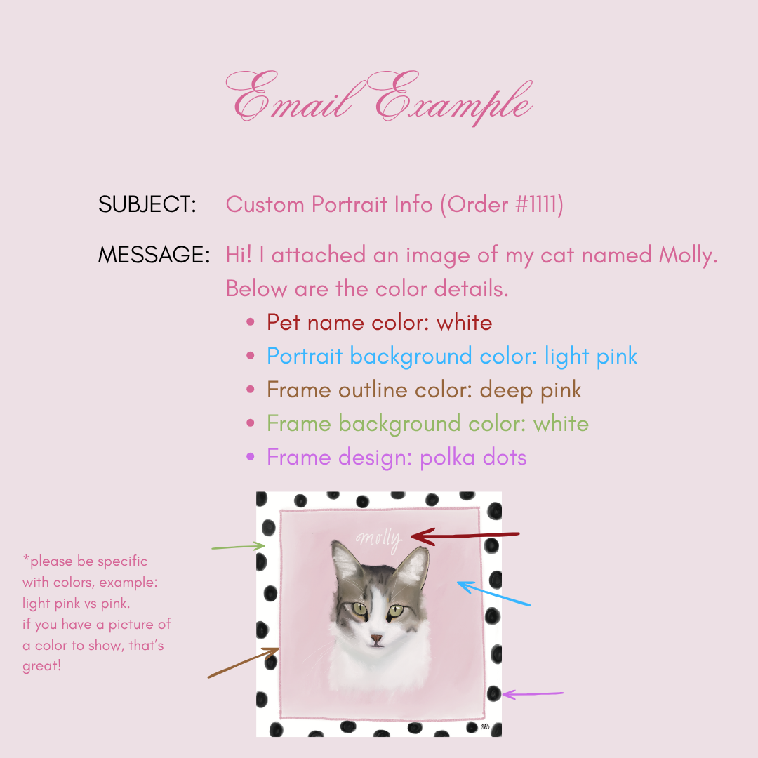 Custom Digital Pet Portrait