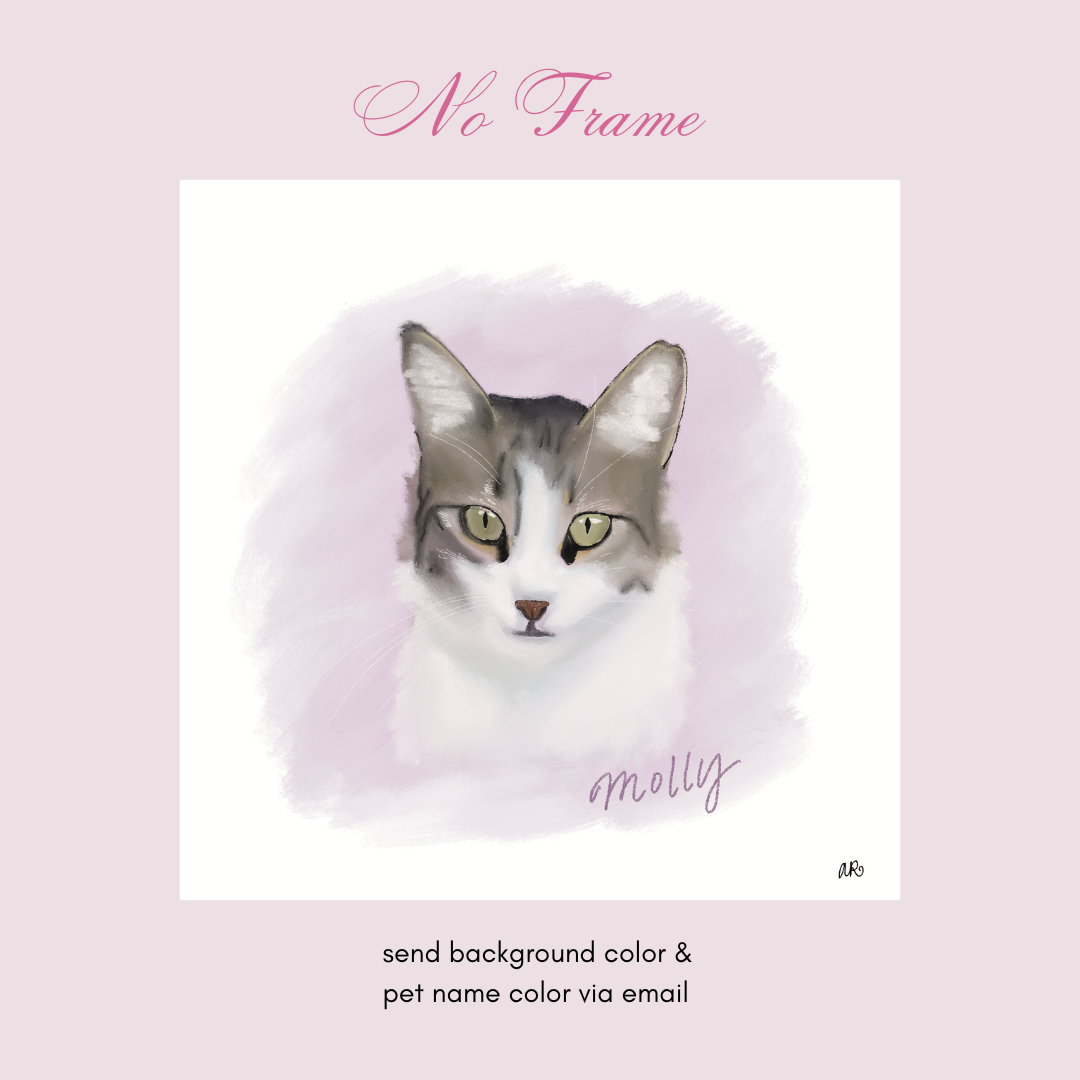 Custom Digital Pet Portrait
