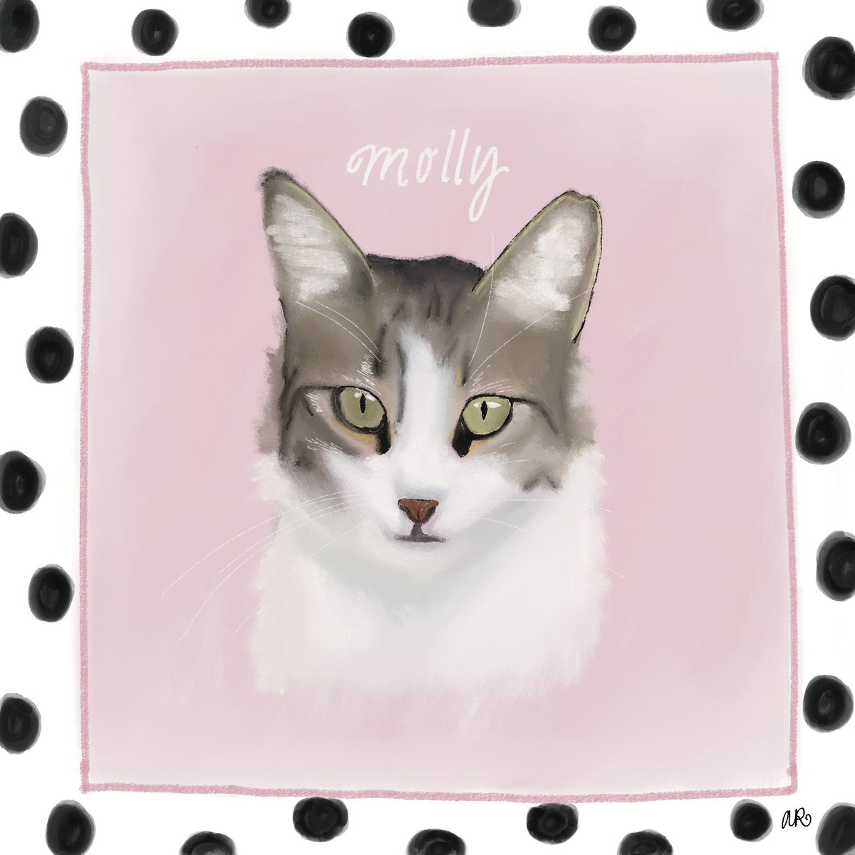 Custom Digital Pet Portrait