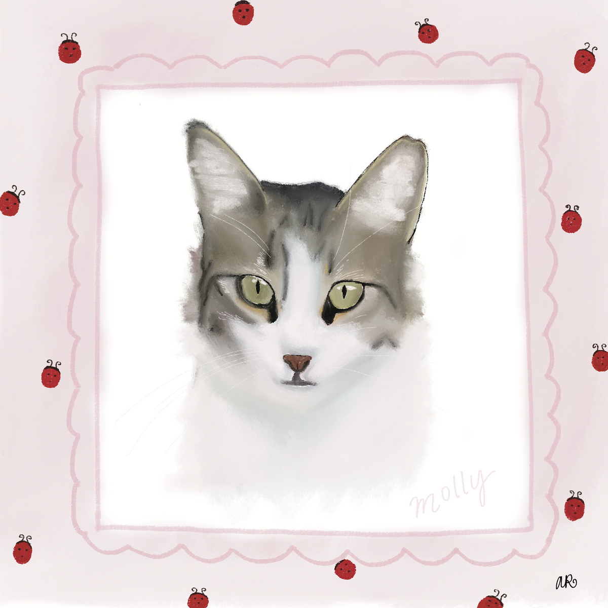 Custom Digital Pet Portrait